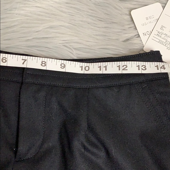 NWT high rise wool like shorts size 9 - Picture 11 of 11